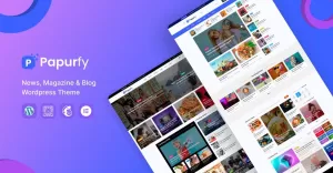 Papurfy - News & Magazine WordPress Theme