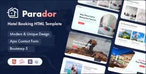 Parador – Hotel Booking HTML5 Template