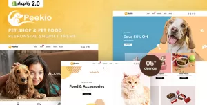 Peekio - Pet Shop & Pet Food Responsive Shopify Theme