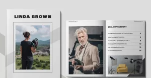 Photography Magazine InDesign Template - TemplateMonster