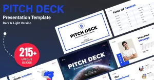 Pitch Deck Business Presentation Layout Design