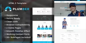 Plumber - Plumbing and Construction HTML Template