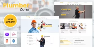 Plumber Zone - Plumbing, Repair & Construction HTML Template