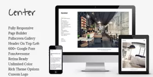 Portfolio Center - Responsive Portfolio Theme