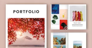 Portfolio/Lookbook Layout (A4+US) Magazine Templates