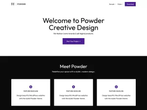 Powder  WordPress Theme Directory