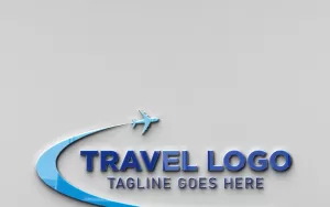 Professional Travel Company Logo Template - TemplateMonster