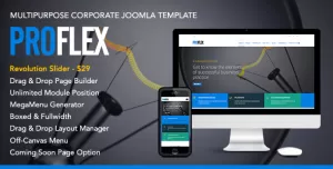 ProFlex - MultiPurpose Corporate Joomla Template