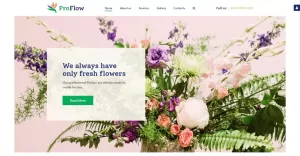 ProFlow - Flower Shop Responsive Joomla Template