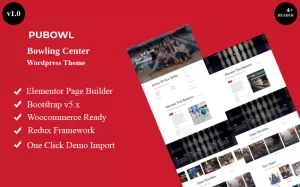 Pubowl - Bowlingcentrum Wordpress-thema - TemplateMonster