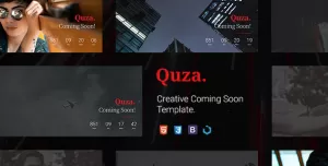 Quza — Creative Coming Soon Template