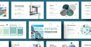 Real Estate Presentation Design Template Layout
