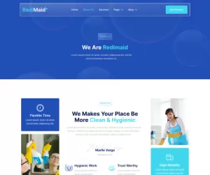 Redimaid - Cleaning & Maid Service Agency Elementor Template Kit