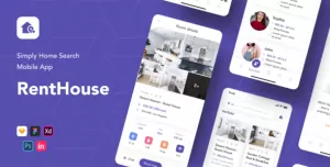 RentHouse - Simply Home Search Mobile App