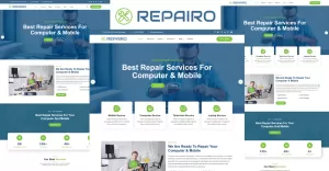 Repairo - Computer & Mobile Repair HTML5 Template