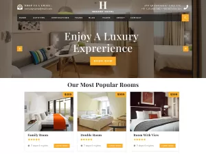 Resort Hotel Booking  WordPress Theme Directory