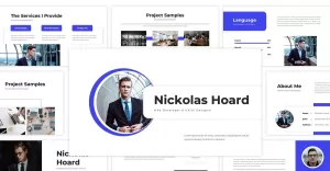 Resume Web Developer & UI/UX Designer Keynote