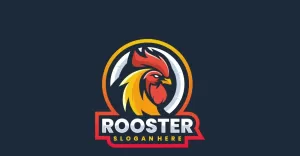 Rooster E-Sports and Sports Logo