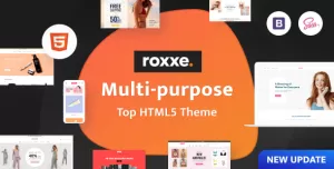 Roxxe - Bootstrap 4 Responsive Multipurpose HTML Store Template
