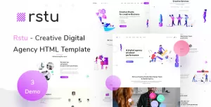 Rstu - Digital Agency HTML Template