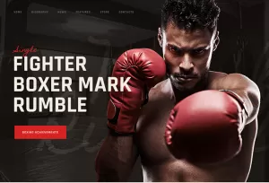 Rumble - Boxing & Mixed Martial Arts Fighting WordPress Theme
