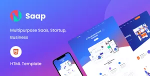 Saap - Saas & Software HTML Template