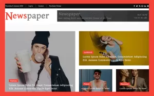 Šablona HTML5 novinového blogu a časopisu - TemplateMonster