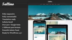 Sallino - Blog and Gallery WordPress Theme