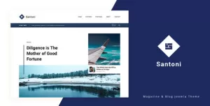 Santoni - Blog and Magazine Joomla Theme