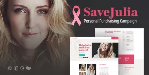 Save Julia  Donation & Fundraising Charity WordPress Theme