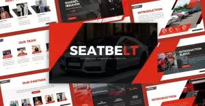 Seatbelt - Automotive Multipurpose PowerPoint Template