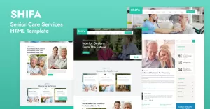 Shifa-Senior Care Services HTML Template - TemplateMonster