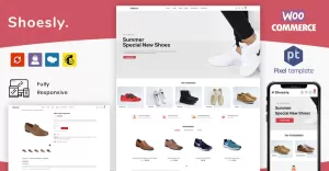 Shoesly - Footwear Shoes & Sports Fashion WooCommerce Template