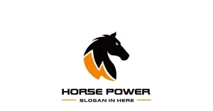 Simple Horse Power Logo Template