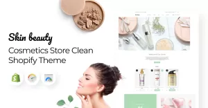 Skin beauty - Cosmetics Store Clean Shopify Theme