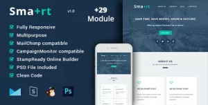 Smart - Multipurpose & Responsive Email Template + Builder