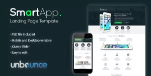 SmartApp - Unbounce Landing Page Template