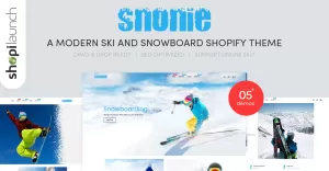 Snonie  A Modern Ski And Snowboard Shopify Theme