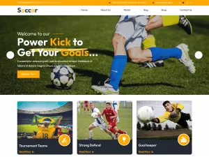 Soccer Football  WordPress Theme Directory