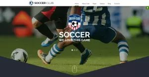 Soccer - Soccer Club Responsive Joomla Template