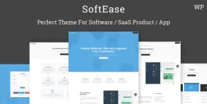 SoftEase - Multipurpose Software / SaaS Product WordPress Theme