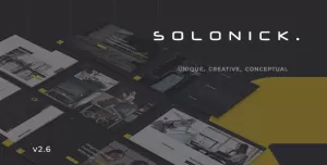 Solonick - Creative Responsive Personal Portfolio