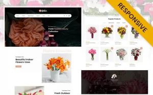 Spike - Fresh Flowers Store OpenCart Template