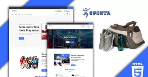 Sporta Sporting Club HTML5 Website Template - TemplateMonster