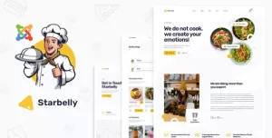 Starbelly - Restaurant & Cafe Joomla Template