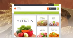 Supermarket Template Magento Theme