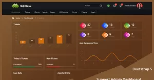Support Desk - Bootstrap 5 Admin Template - TemplateMonster