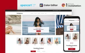 Swimwear Lingerie Store Opencart Theme - TemplateMonster