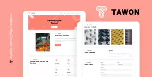 Tawon - Agency Landing Page Template