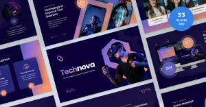 Technova IT and Technology Company Presentation Keynote Template